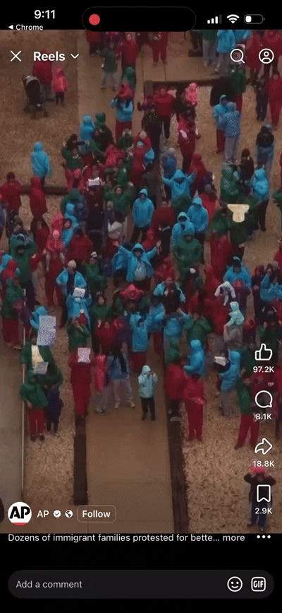 texas detainees protest